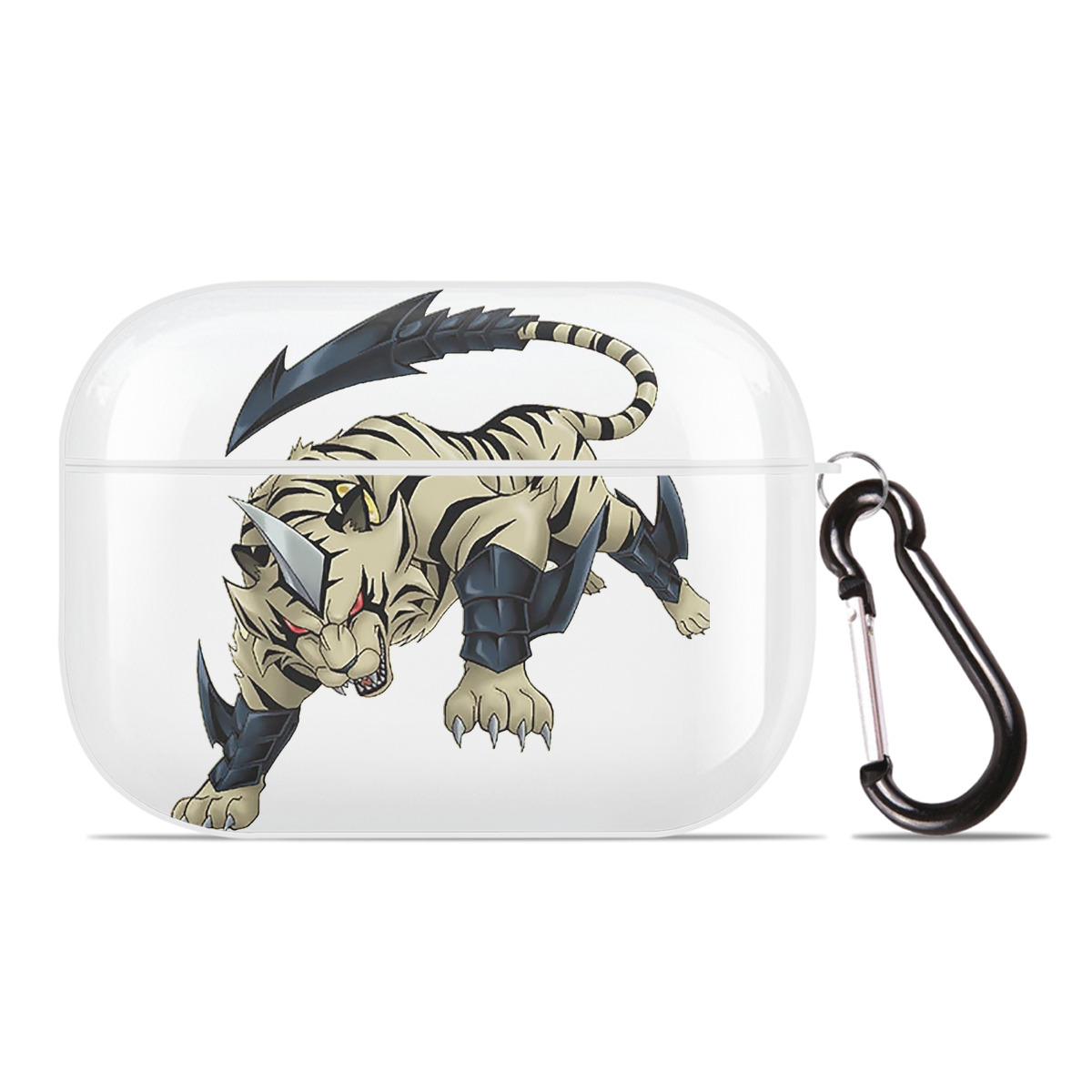 （画像用） 遊☆戯☆王 Yu-Gi-Oh! 【AirPods Pro用】ハードシェル保護ケース 耐衝撃・防指紋・カラビナ付き商品仕様