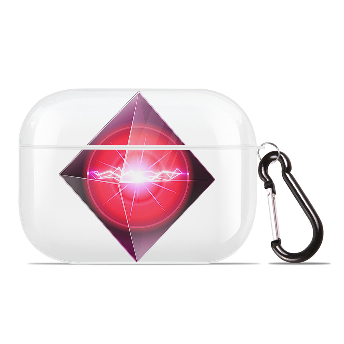 （画像用） 遊☆戯☆王 Yu-Gi-Oh! 【AirPods Pro用】ハードシェル保護ケース 耐衝撃・防指紋・カラビナ付き商品仕様