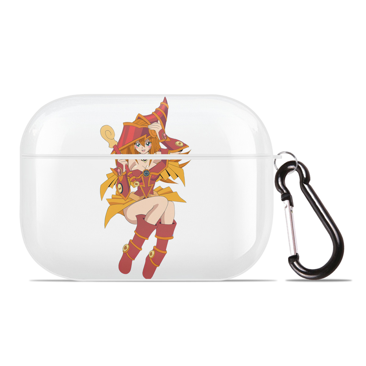 （画像用） 遊☆戯☆王 Yu-Gi-Oh! 【AirPods Pro用】ハードシェル保護ケース 耐衝撃・防指紋・カラビナ付き商品仕様