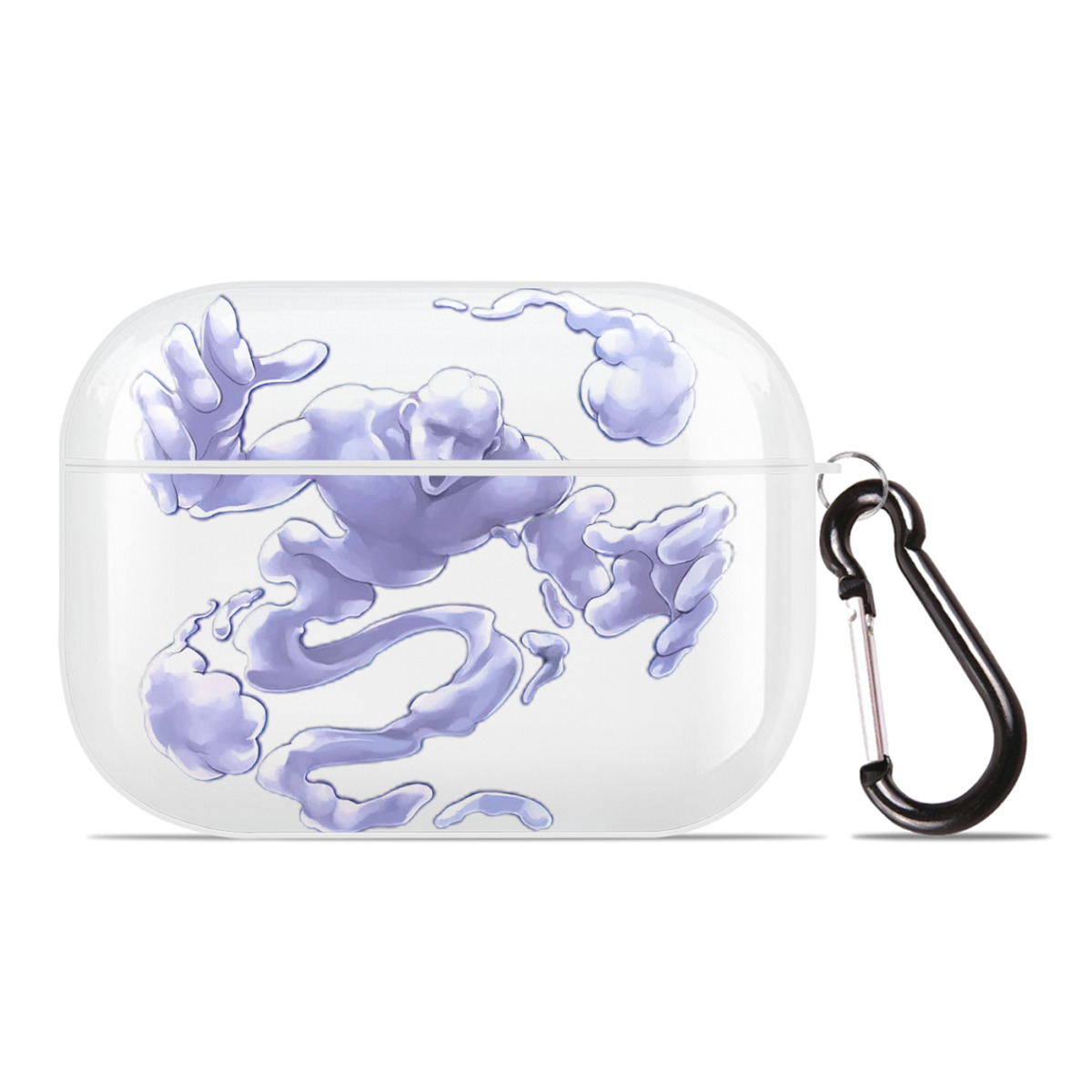 （画像用） 遊☆戯☆王 Yu-Gi-Oh! 【AirPods Pro用】ハードシェル保護ケース 耐衝撃・防指紋・カラビナ付き商品仕様