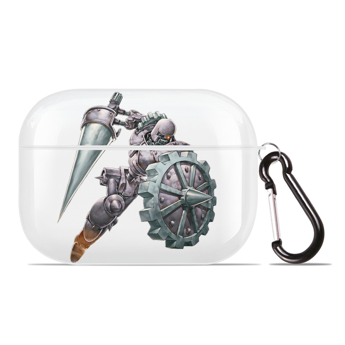 （画像用） 遊☆戯☆王 Yu-Gi-Oh! 【AirPods Pro用】ハードシェル保護ケース 耐衝撃・防指紋・カラビナ付き商品仕様