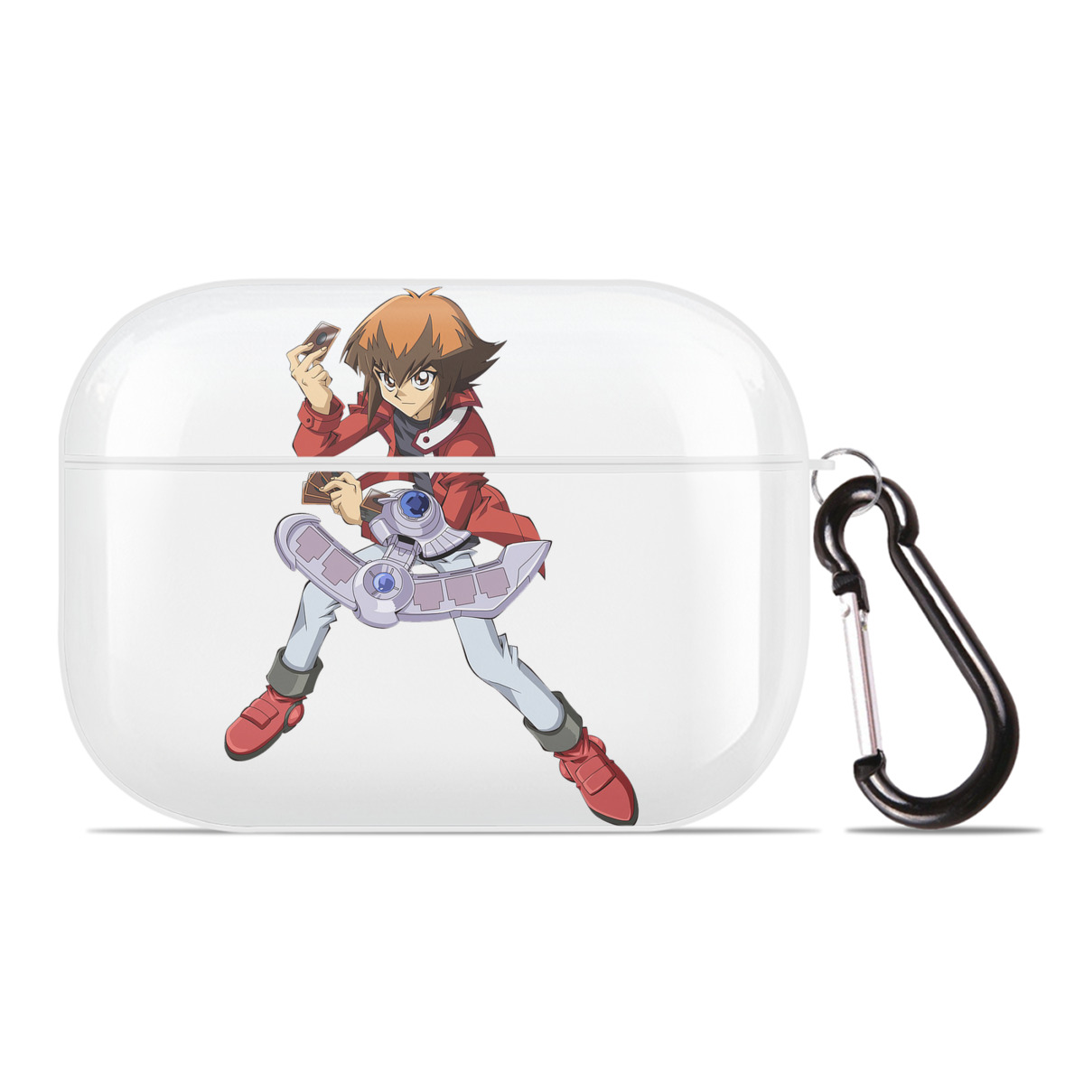 （画像用） 遊☆戯☆王 Yu-Gi-Oh! 【AirPods Pro用】ハードシェル保護ケース 耐衝撃・防指紋・カラビナ付き商品仕様