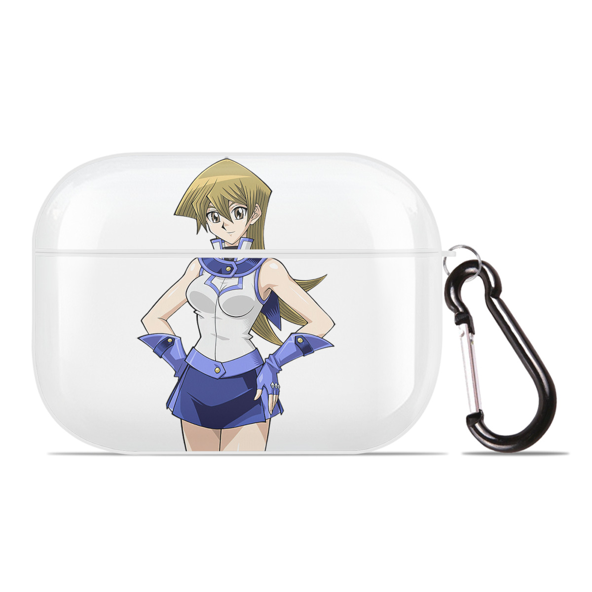 （画像用） 遊☆戯☆王 Yu-Gi-Oh! 【AirPods Pro用】ハードシェル保護ケース 耐衝撃・防指紋・カラビナ付き商品仕様