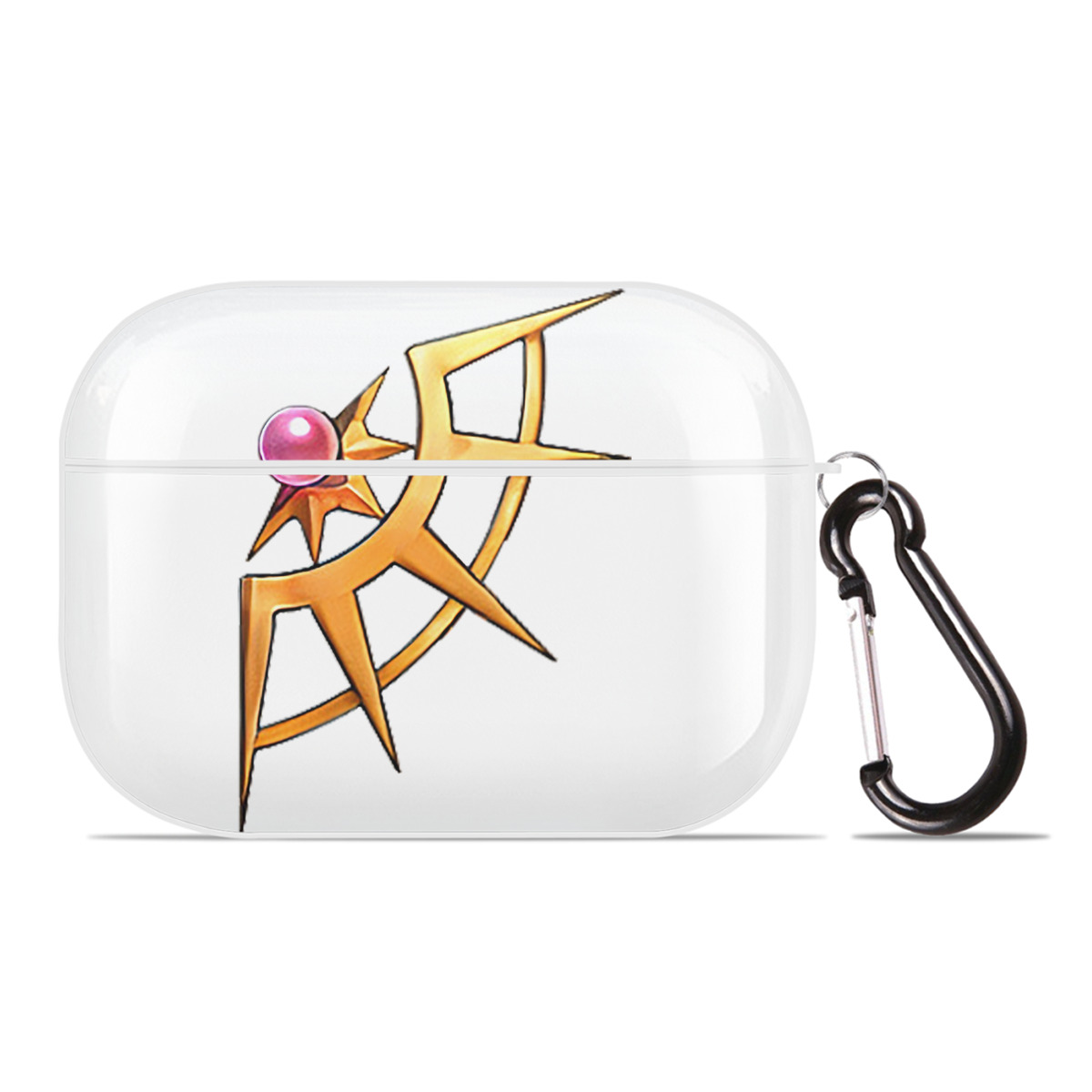 （画像用） 遊☆戯☆王 Yu-Gi-Oh! 【AirPods Pro用】ハードシェル保護ケース 耐衝撃・防指紋・カラビナ付き商品仕様