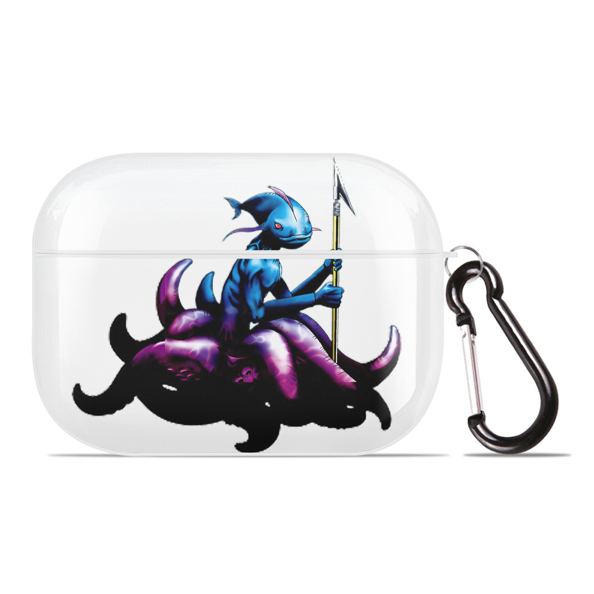 （画像用） 遊☆戯☆王 Yu-Gi-Oh! 【AirPods Pro用】ハードシェル保護ケース 耐衝撃・防指紋・カラビナ付き商品仕様