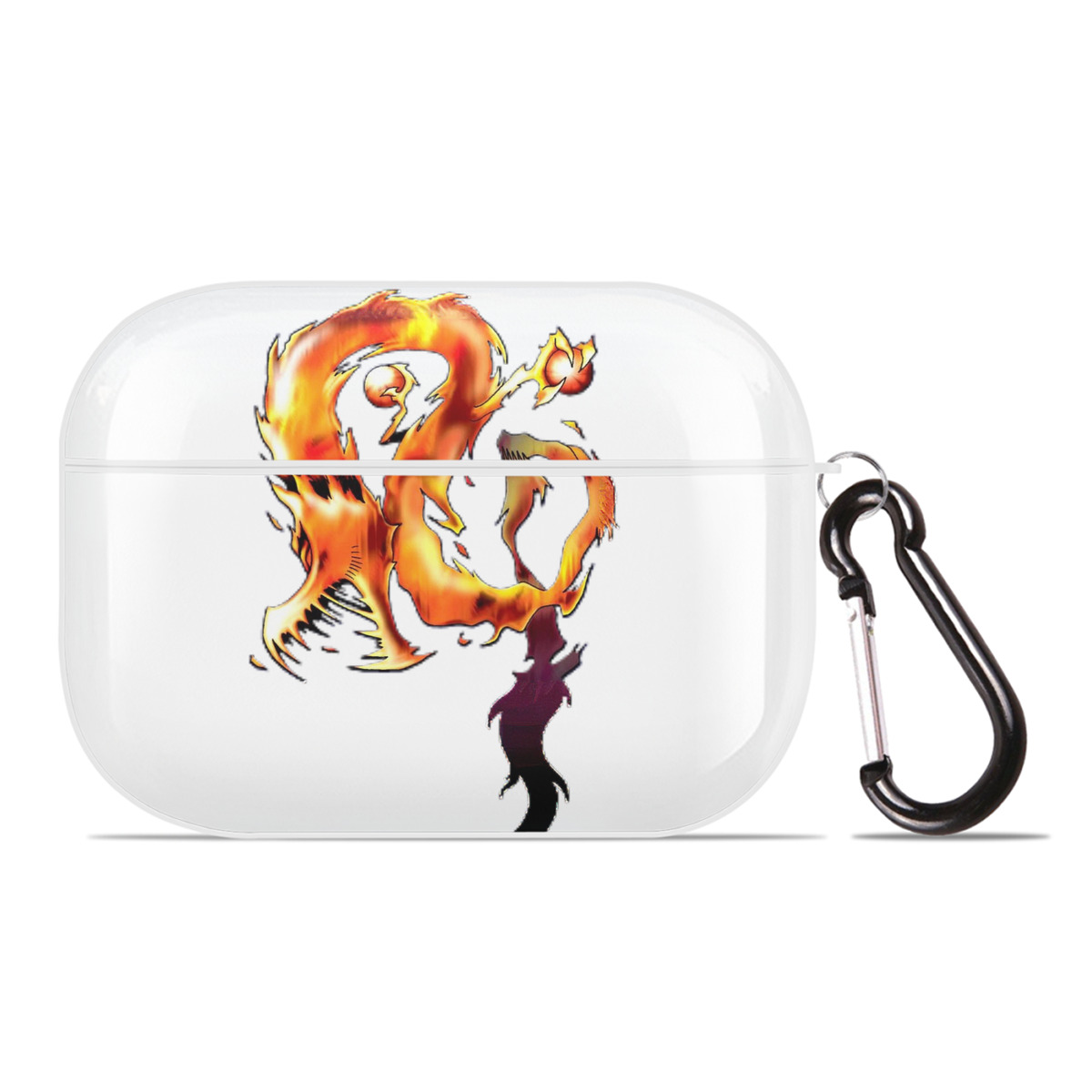 （画像用） 遊☆戯☆王 Yu-Gi-Oh! 【AirPods Pro用】ハードシェル保護ケース 耐衝撃・防指紋・カラビナ付き商品仕様