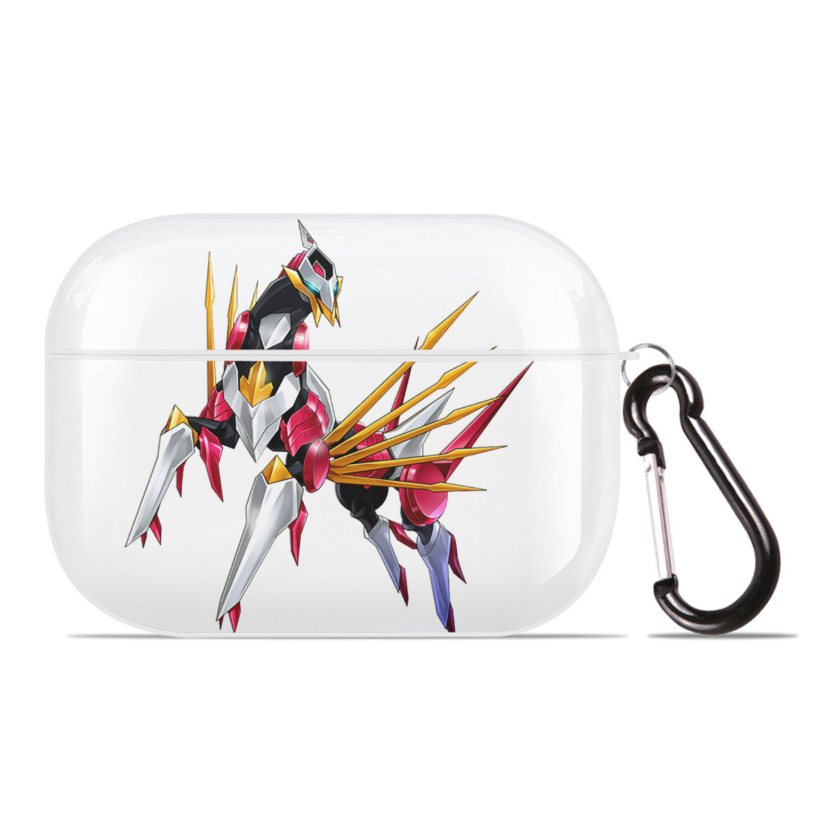 （画像用） 遊☆戯☆王 Yu-Gi-Oh! 【AirPods Pro用】ハードシェル保護ケース 耐衝撃・防指紋・カラビナ付き商品仕様