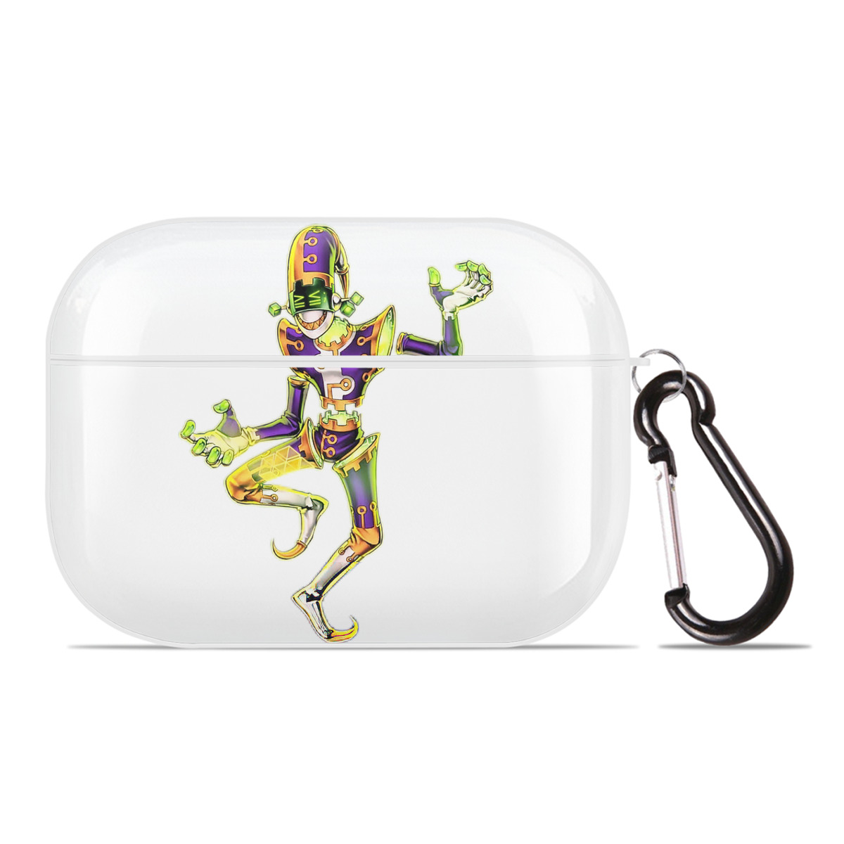 （画像用） 遊☆戯☆王 Yu-Gi-Oh! 【AirPods Pro用】ハードシェル保護ケース 耐衝撃・防指紋・カラビナ付き商品仕様