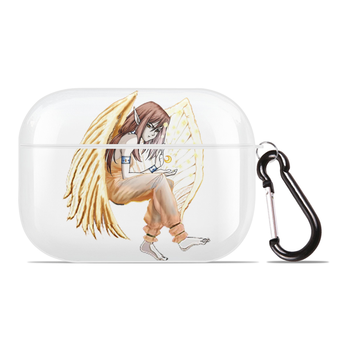（画像用） 遊☆戯☆王 Yu-Gi-Oh! 【AirPods Pro用】ハードシェル保護ケース 耐衝撃・防指紋・カラビナ付き商品仕様