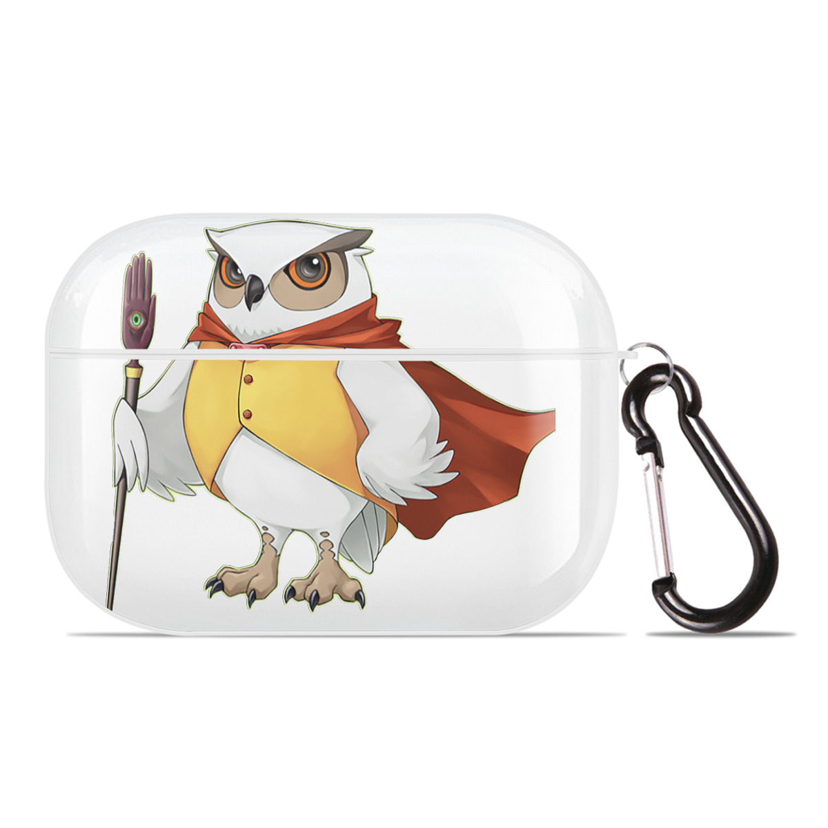（画像用） 遊☆戯☆王 Yu-Gi-Oh! 【AirPods Pro用】ハードシェル保護ケース 耐衝撃・防指紋・カラビナ付き商品仕様