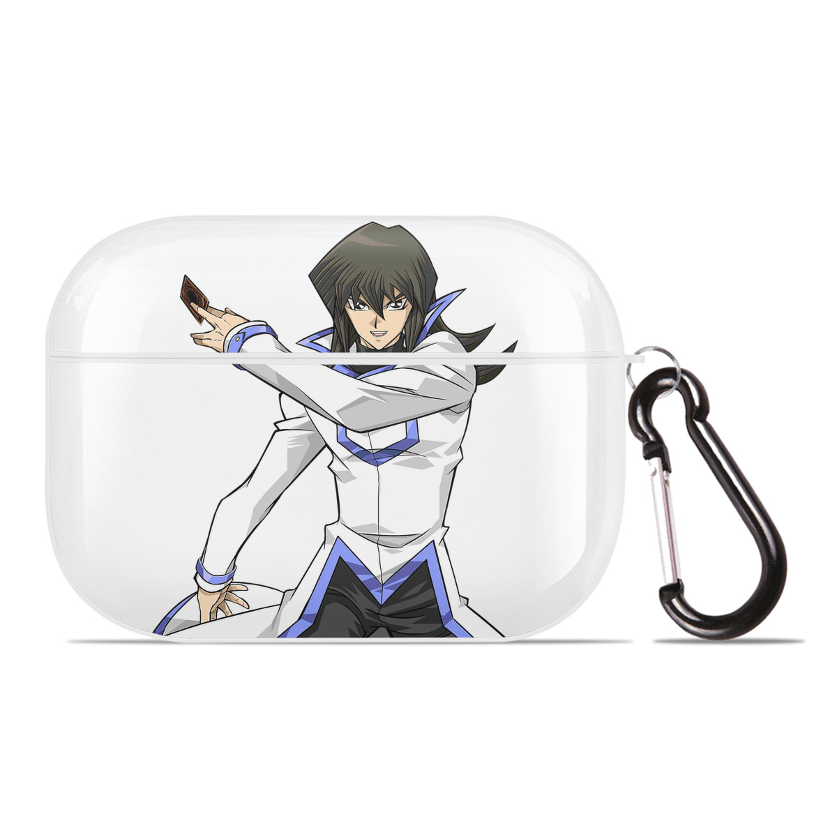 （画像用） 遊☆戯☆王 Yu-Gi-Oh! 【AirPods Pro用】ハードシェル保護ケース 耐衝撃・防指紋・カラビナ付き商品仕様