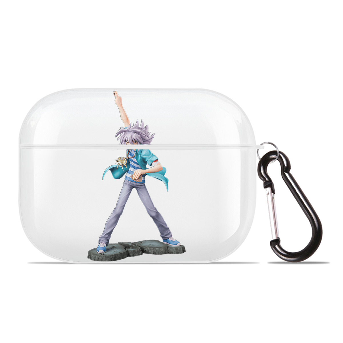（画像用） 遊☆戯☆王 Yu-Gi-Oh! 【AirPods Pro用】ハードシェル保護ケース 耐衝撃・防指紋・カラビナ付き商品仕様