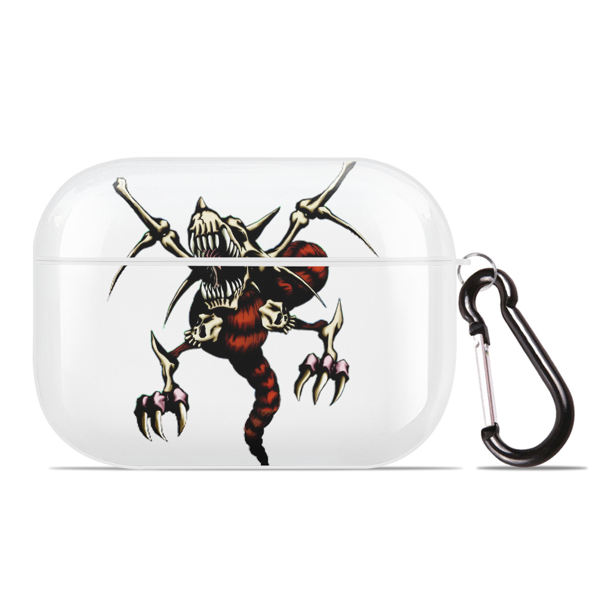 （画像用） 遊☆戯☆王 Yu-Gi-Oh! 【AirPods Pro用】ハードシェル保護ケース 耐衝撃・防指紋・カラビナ付き商品仕様