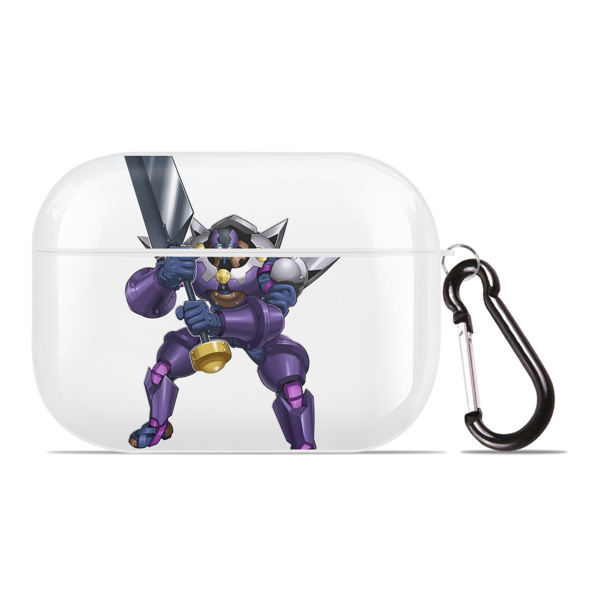 （画像用） 遊☆戯☆王 Yu-Gi-Oh! 【AirPods Pro用】ハードシェル保護ケース 耐衝撃・防指紋・カラビナ付き商品仕様