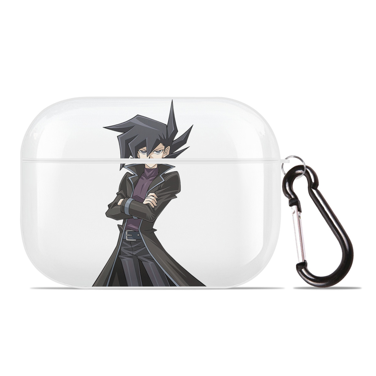 （画像用） 遊☆戯☆王 Yu-Gi-Oh! 【AirPods Pro用】ハードシェル保護ケース 耐衝撃・防指紋・カラビナ付き商品仕様