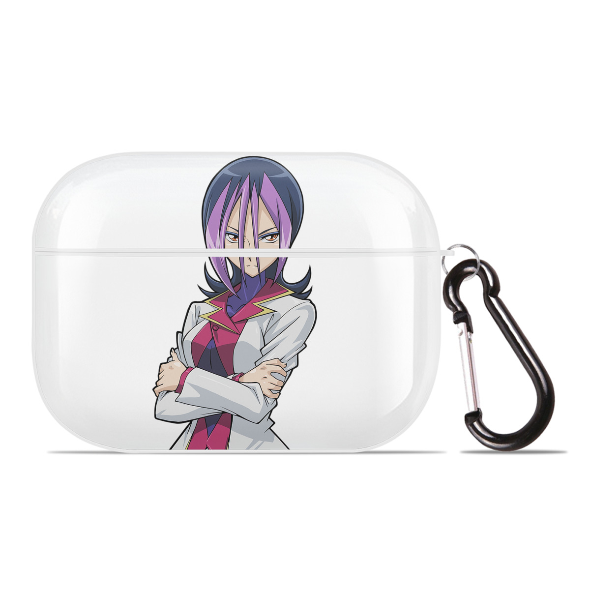 （画像用） 遊☆戯☆王 Yu-Gi-Oh! 【AirPods Pro用】ハードシェル保護ケース 耐衝撃・防指紋・カラビナ付き商品仕様