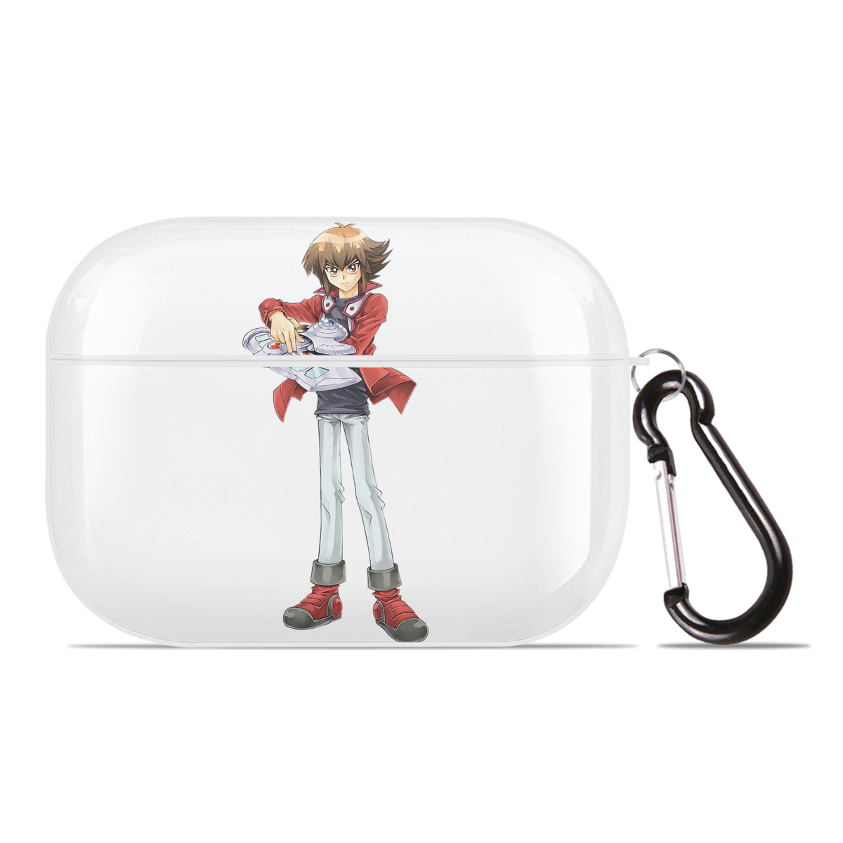 （画像用） 遊☆戯☆王 Yu-Gi-Oh! 【AirPods Pro用】ハードシェル保護ケース 耐衝撃・防指紋・カラビナ付き商品仕様