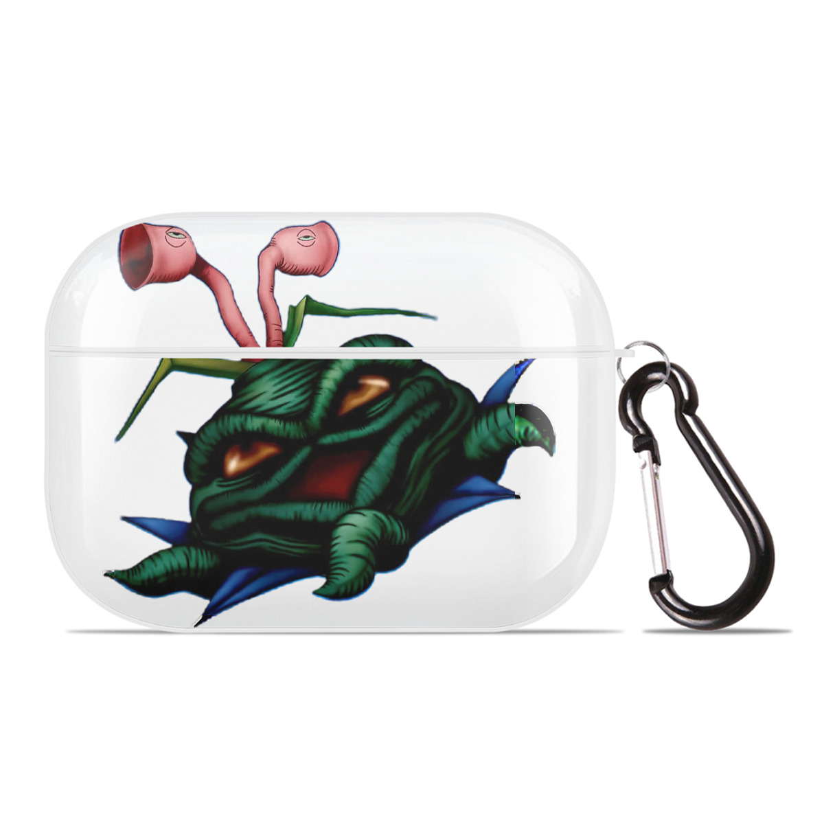 （画像用） 遊☆戯☆王 Yu-Gi-Oh! 【AirPods Pro用】ハードシェル保護ケース 耐衝撃・防指紋・カラビナ付き商品仕様