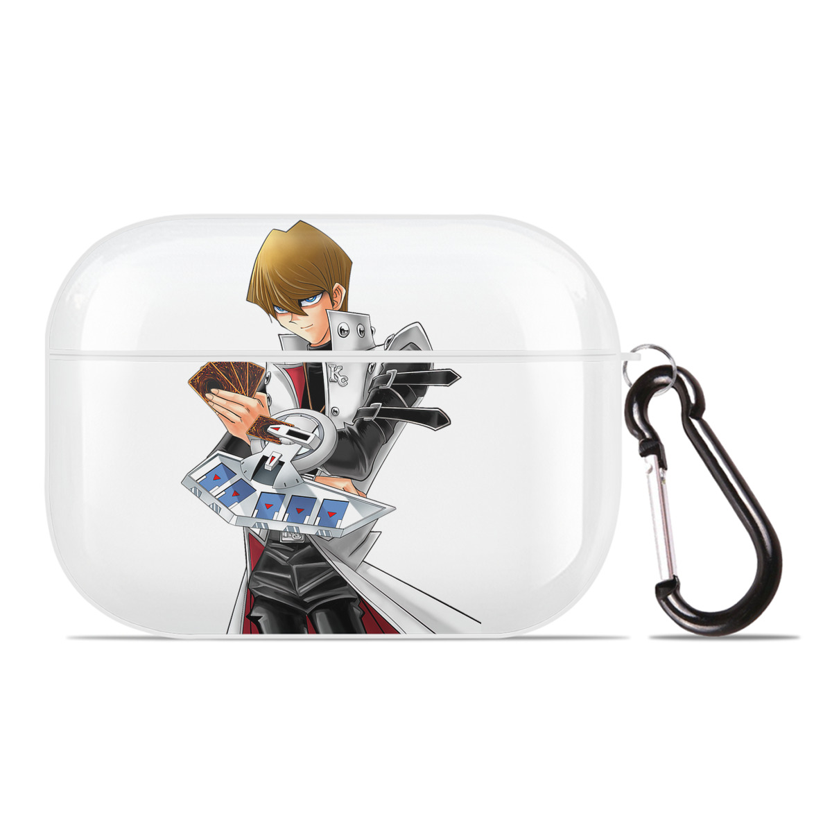 （画像用） 遊☆戯☆王 Yu-Gi-Oh! 【AirPods Pro用】ハードシェル保護ケース 耐衝撃・防指紋・カラビナ付き商品仕様