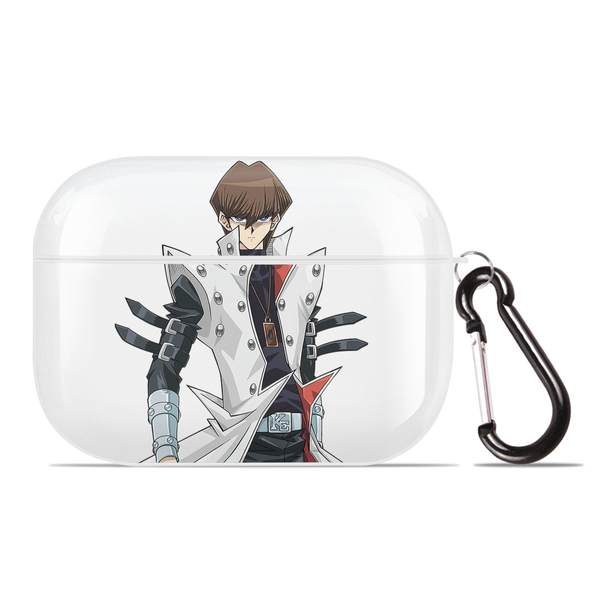 （画像用） 遊☆戯☆王 Yu-Gi-Oh! 【AirPods Pro用】ハードシェル保護ケース 耐衝撃・防指紋・カラビナ付き商品仕様