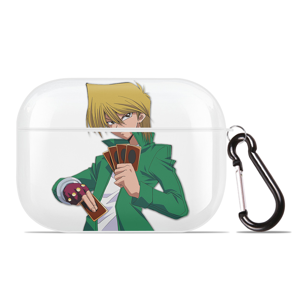 （画像用） 遊☆戯☆王 Yu-Gi-Oh! 【AirPods Pro用】ハードシェル保護ケース 耐衝撃・防指紋・カラビナ付き商品仕様