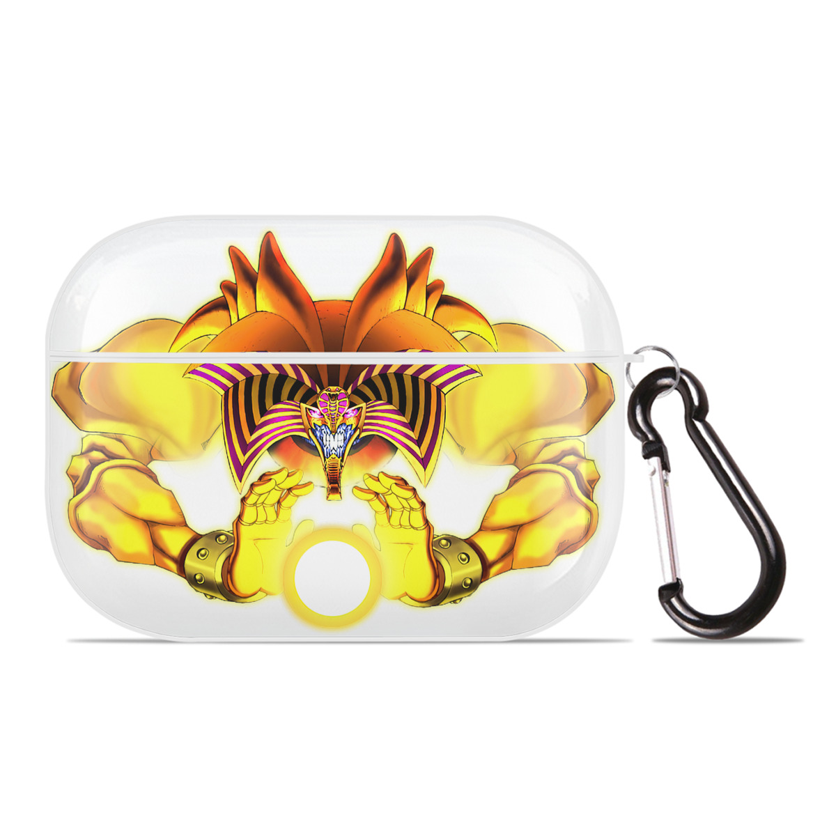 （画像用） 遊☆戯☆王 Yu-Gi-Oh! 【AirPods Pro用】ハードシェル保護ケース 耐衝撃・防指紋・カラビナ付き商品仕様