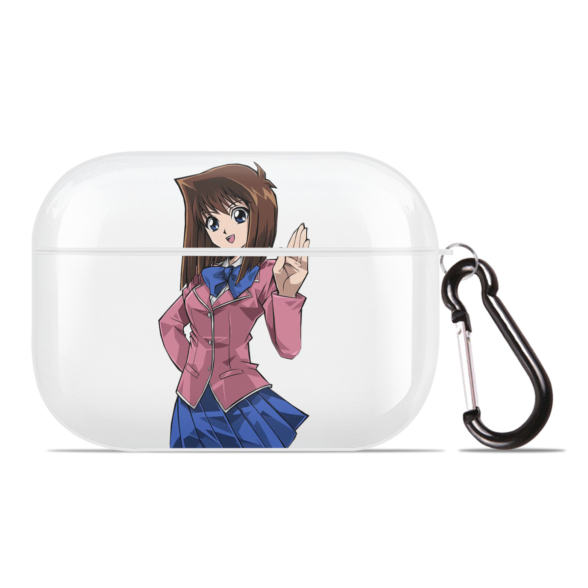 （画像用） 遊☆戯☆王 Yu-Gi-Oh! 【AirPods Pro用】ハードシェル保護ケース 耐衝撃・防指紋・カラビナ付き商品仕様