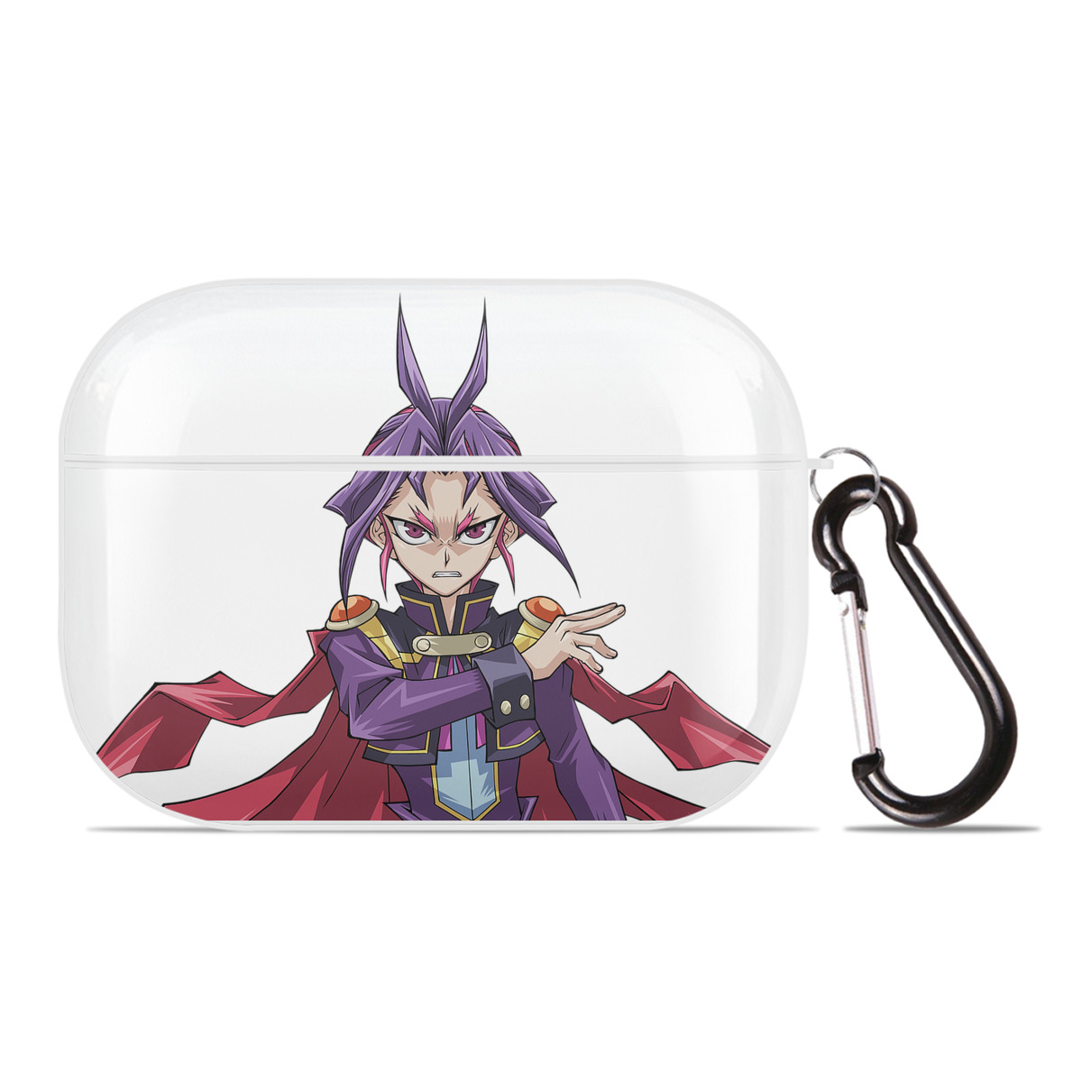 （画像用） 遊☆戯☆王 Yu-Gi-Oh! 【AirPods Pro用】ハードシェル保護ケース 耐衝撃・防指紋・カラビナ付き商品仕様