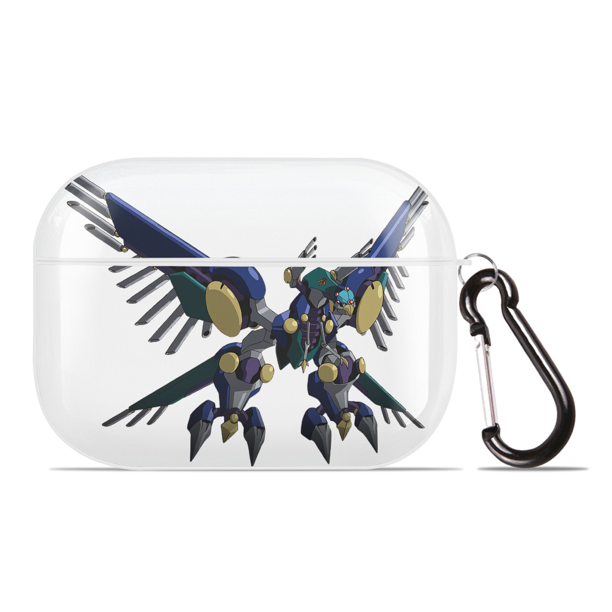 （画像用） 遊☆戯☆王 Yu-Gi-Oh! 【AirPods Pro用】ハードシェル保護ケース 耐衝撃・防指紋・カラビナ付き商品仕様