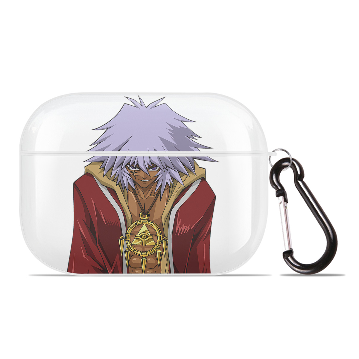 （画像用） 遊☆戯☆王 Yu-Gi-Oh! 【AirPods Pro用】ハードシェル保護ケース 耐衝撃・防指紋・カラビナ付き商品仕様