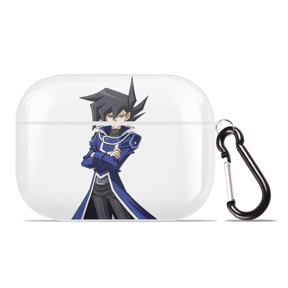 （画像用） 遊☆戯☆王 Yu-Gi-Oh! 【AirPods Pro用】ハードシェル保護ケース 耐衝撃・防指紋・カラビナ付き商品仕様