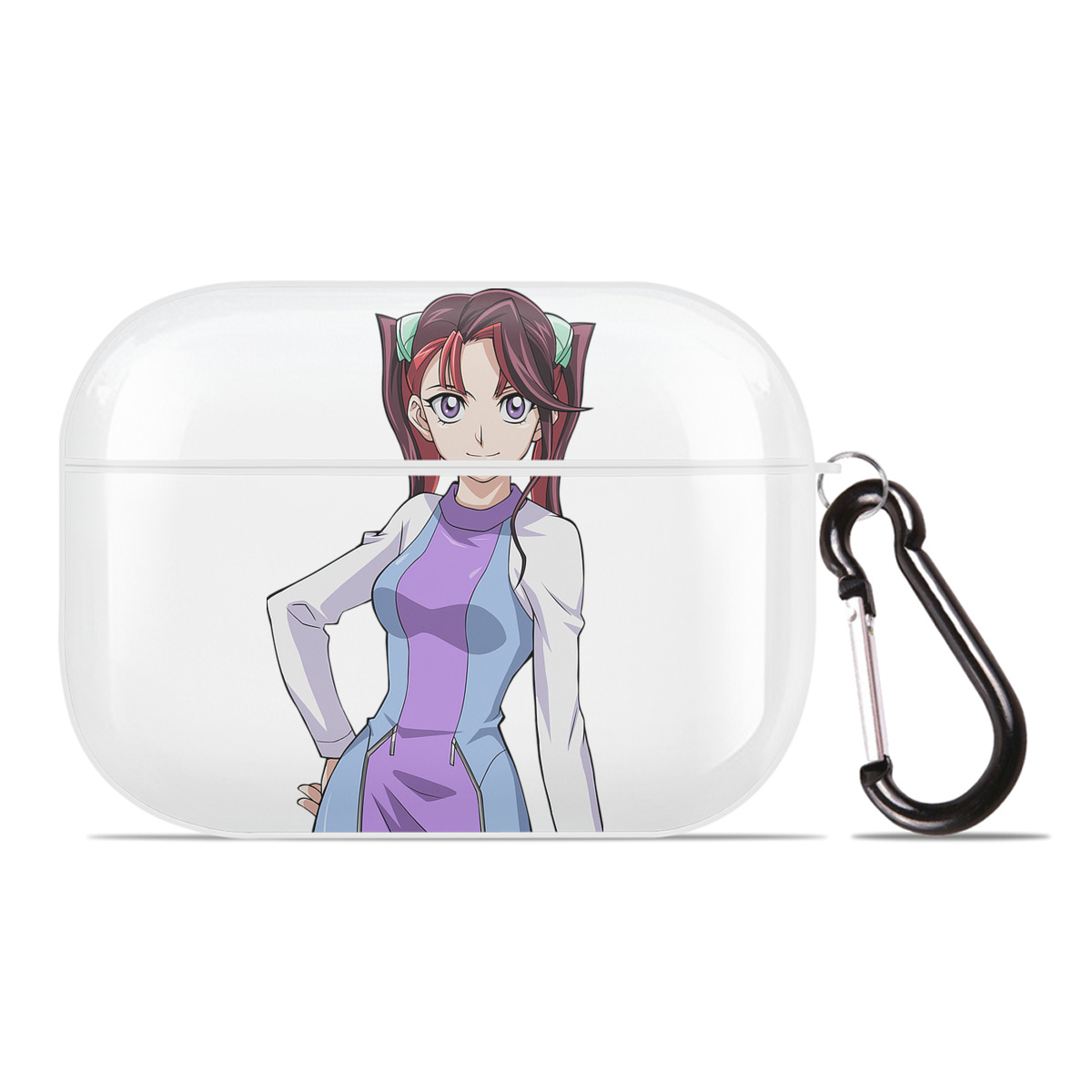 （画像用） 遊☆戯☆王 Yu-Gi-Oh! 【AirPods Pro用】ハードシェル保護ケース 耐衝撃・防指紋・カラビナ付き商品仕様