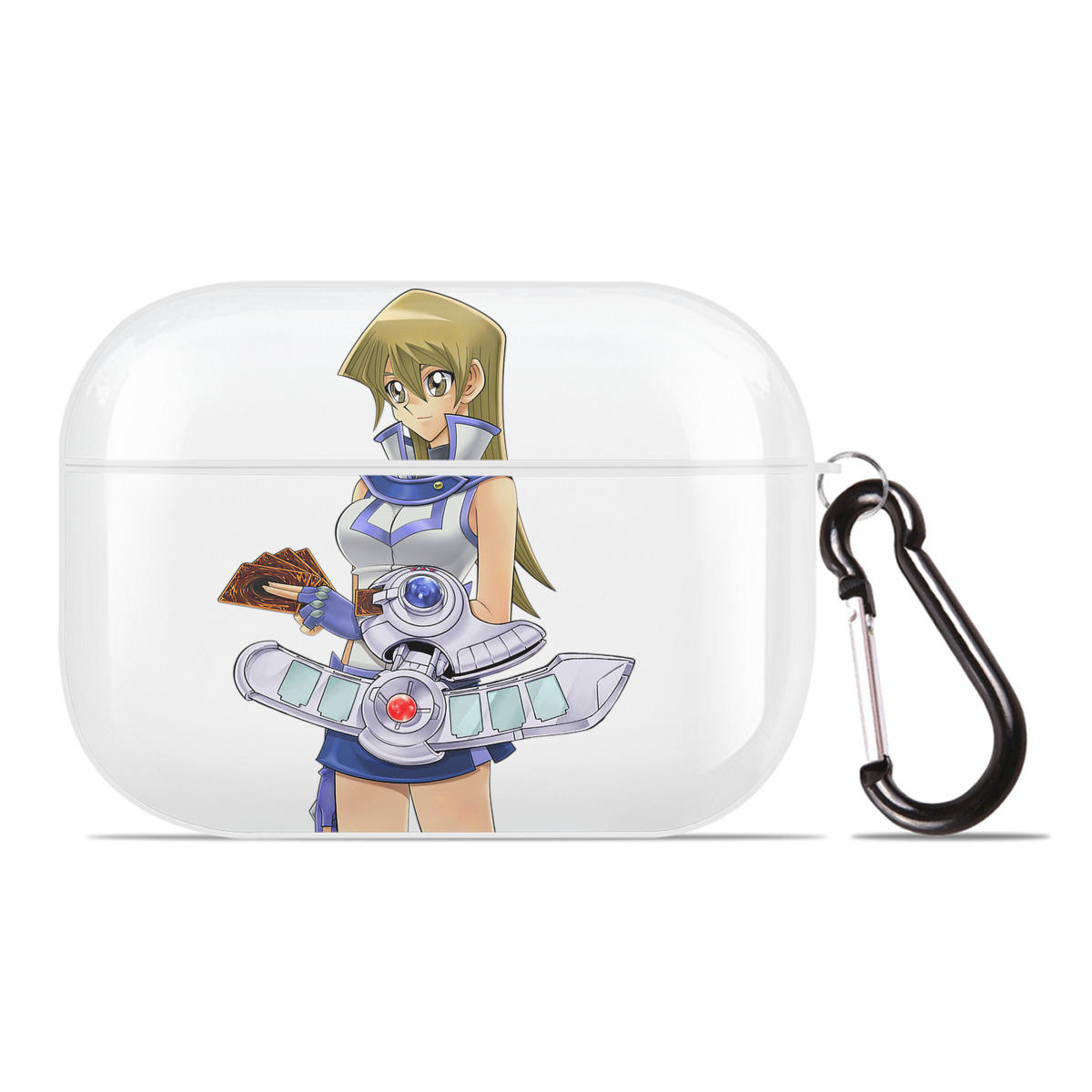 （画像用） 遊☆戯☆王 Yu-Gi-Oh! 【AirPods Pro用】ハードシェル保護ケース 耐衝撃・防指紋・カラビナ付き商品仕様