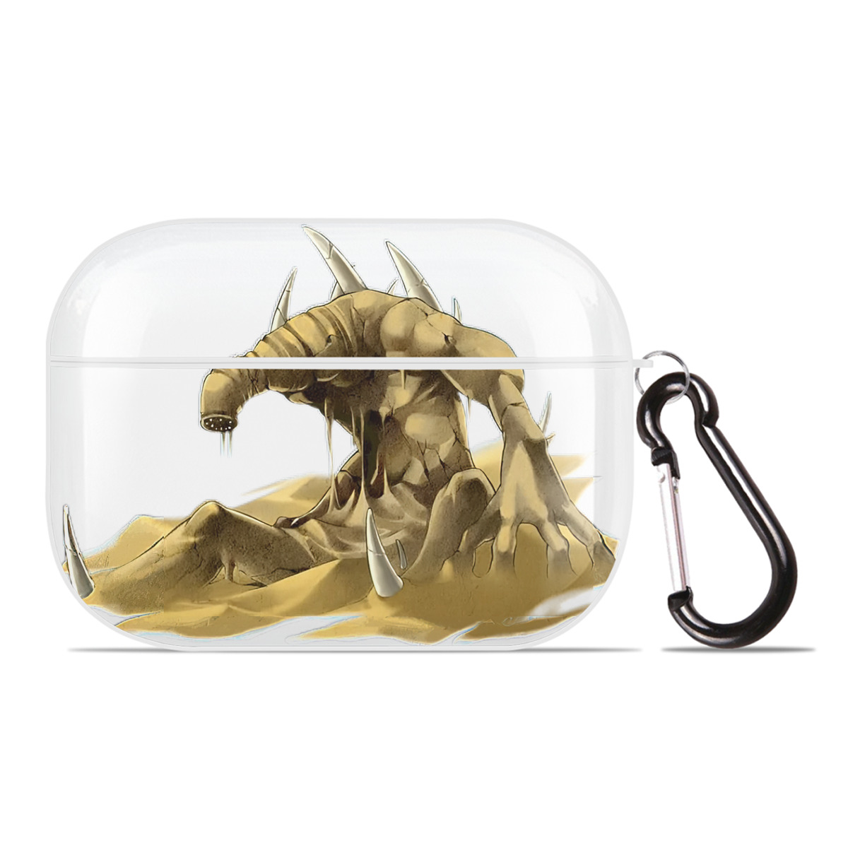 （画像用） 遊☆戯☆王 Yu-Gi-Oh! 【AirPods Pro用】ハードシェル保護ケース 耐衝撃・防指紋・カラビナ付き商品仕様