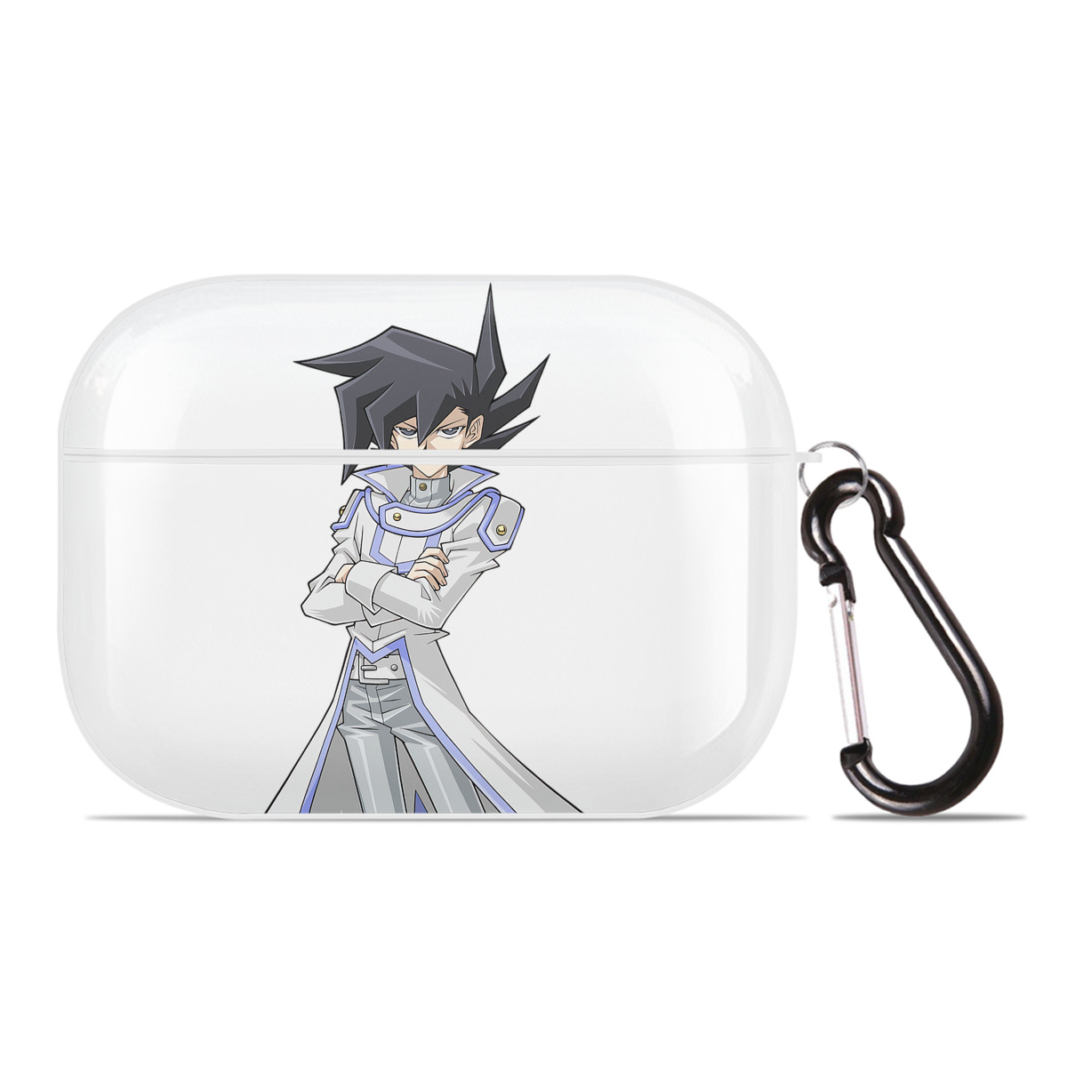 （画像用） 遊☆戯☆王 Yu-Gi-Oh! 【AirPods Pro用】ハードシェル保護ケース 耐衝撃・防指紋・カラビナ付き商品仕様