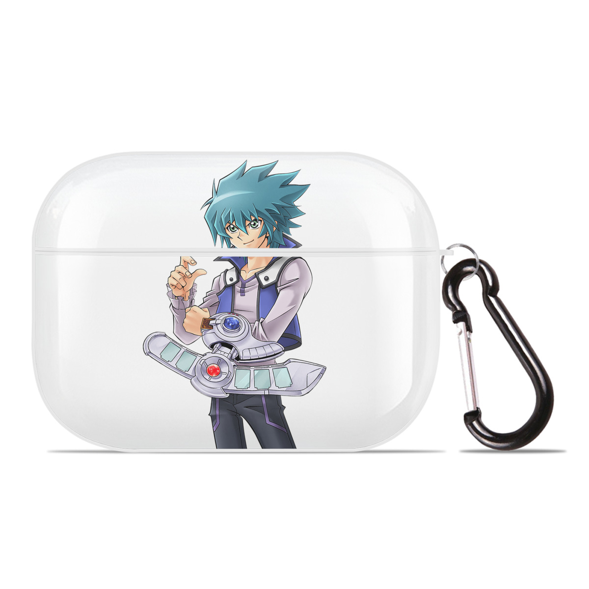 （画像用） 遊☆戯☆王 Yu-Gi-Oh! 【AirPods Pro用】ハードシェル保護ケース 耐衝撃・防指紋・カラビナ付き商品仕様
