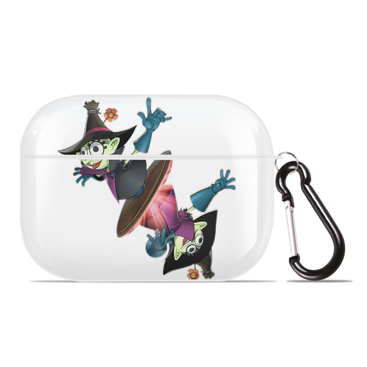 （画像用） 遊☆戯☆王 Yu-Gi-Oh! 【AirPods Pro用】ハードシェル保護ケース 耐衝撃・防指紋・カラビナ付き商品仕様