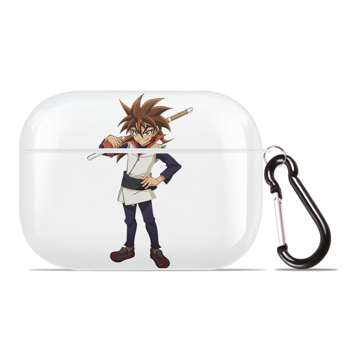 （画像用） 遊☆戯☆王 Yu-Gi-Oh! 【AirPods Pro用】ハードシェル保護ケース 耐衝撃・防指紋・カラビナ付き商品仕様
