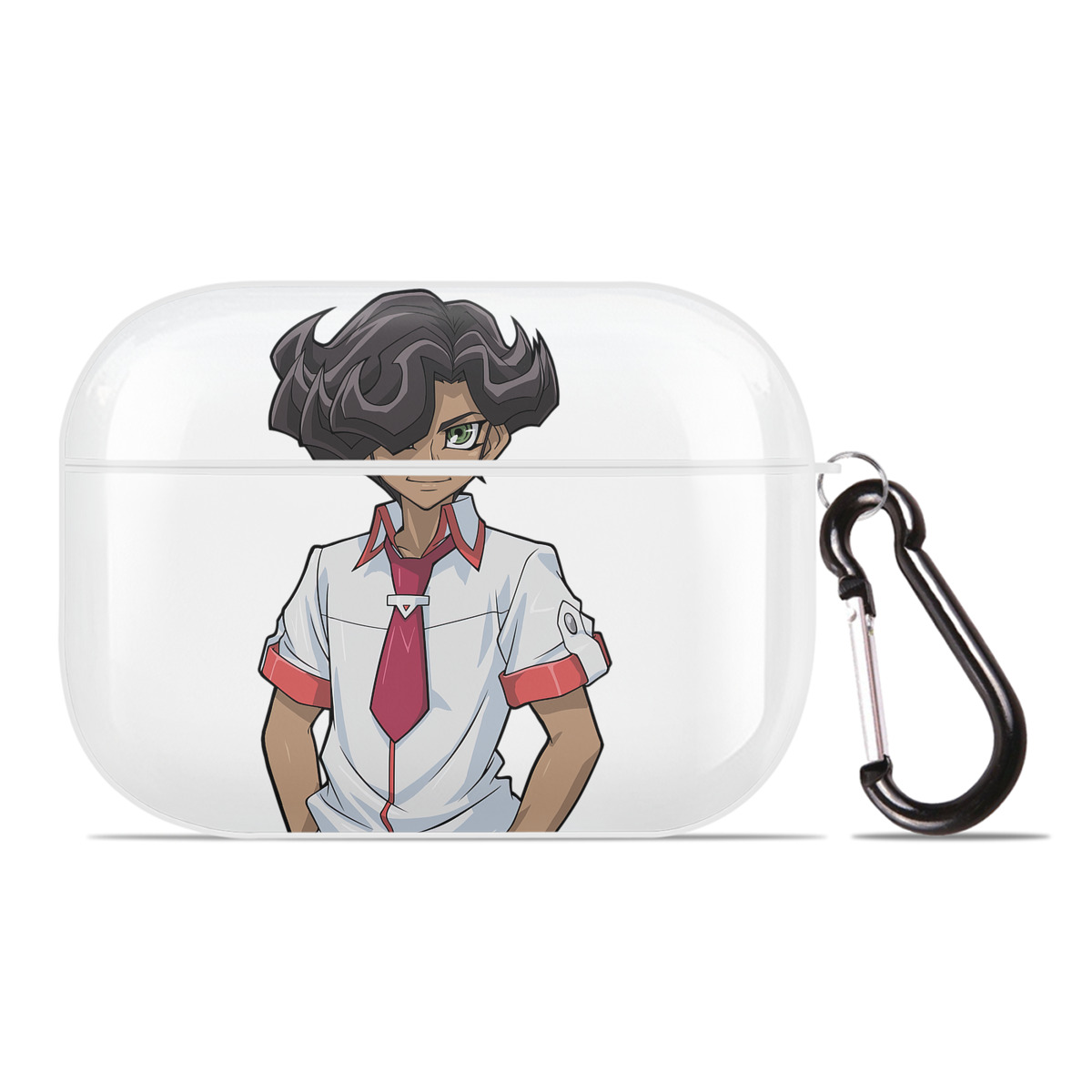（画像用） 遊☆戯☆王 Yu-Gi-Oh! 【AirPods Pro用】ハードシェル保護ケース 耐衝撃・防指紋・カラビナ付き商品仕様
