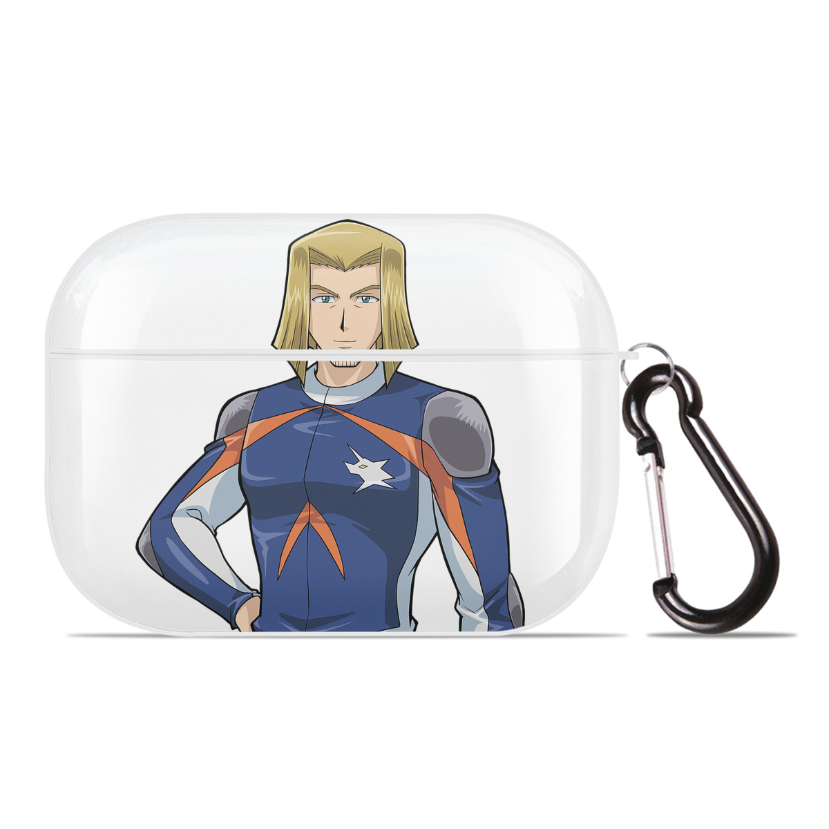 （画像用） 遊☆戯☆王 Yu-Gi-Oh! 【AirPods Pro用】ハードシェル保護ケース 耐衝撃・防指紋・カラビナ付き商品仕様