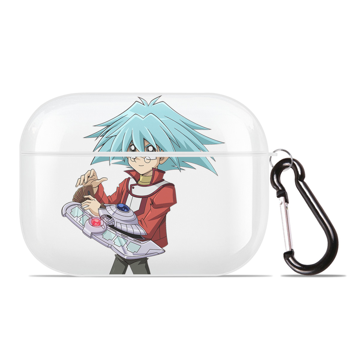 （画像用） 遊☆戯☆王 Yu-Gi-Oh! 【AirPods Pro用】ハードシェル保護ケース 耐衝撃・防指紋・カラビナ付き商品仕様