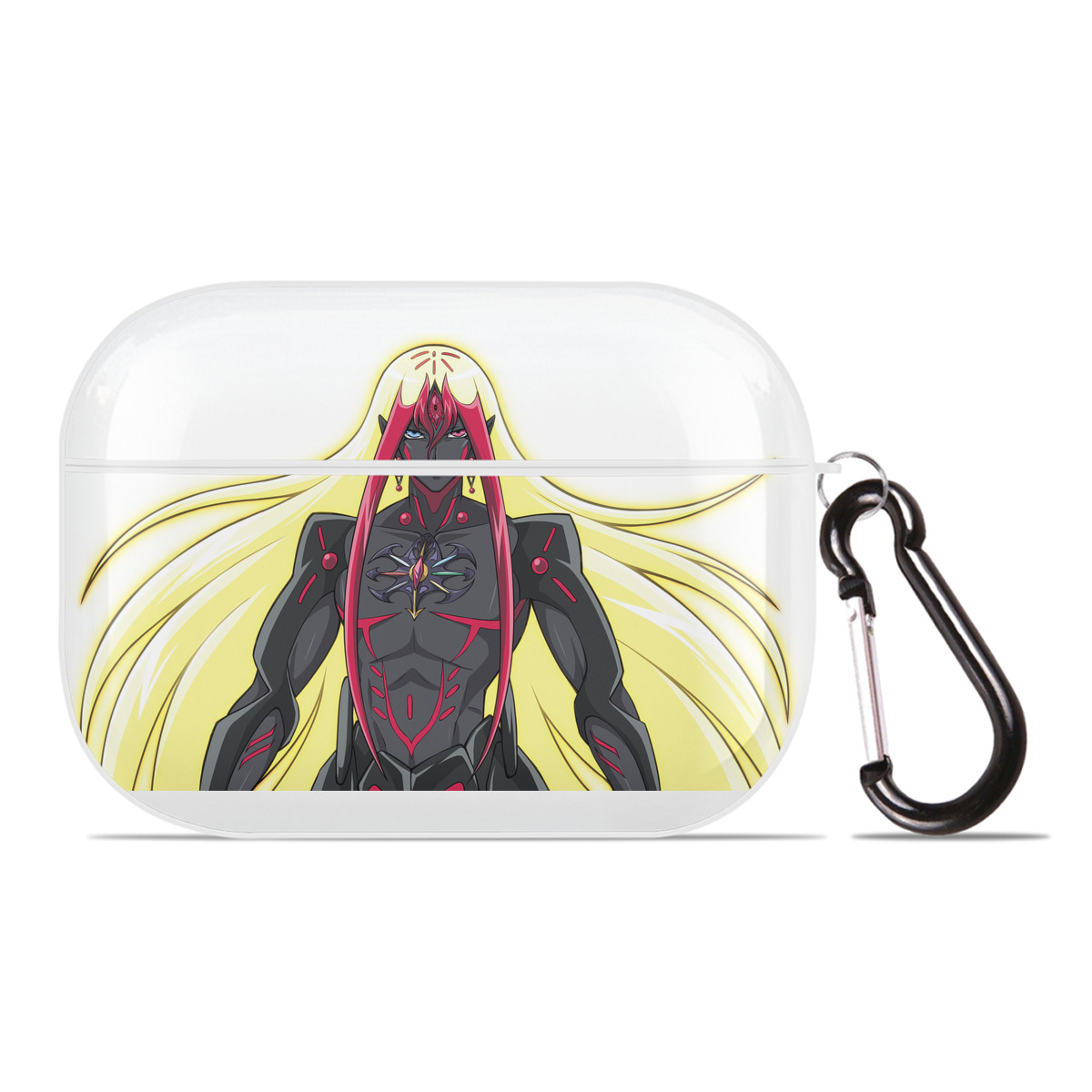 （画像用） 遊☆戯☆王 Yu-Gi-Oh! 【AirPods Pro用】ハードシェル保護ケース 耐衝撃・防指紋・カラビナ付き商品仕様