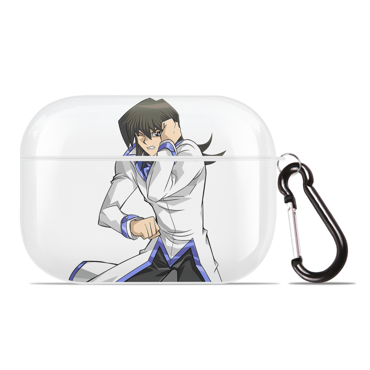 （画像用） 遊☆戯☆王 Yu-Gi-Oh! 【AirPods Pro用】ハードシェル保護ケース 耐衝撃・防指紋・カラビナ付き商品仕様
