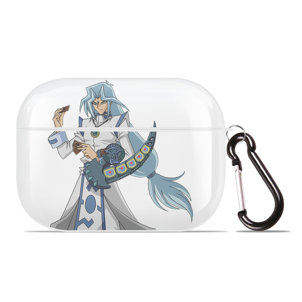 （画像用） 遊☆戯☆王 Yu-Gi-Oh! 【AirPods Pro用】ハードシェル保護ケース 耐衝撃・防指紋・カラビナ付き商品仕様