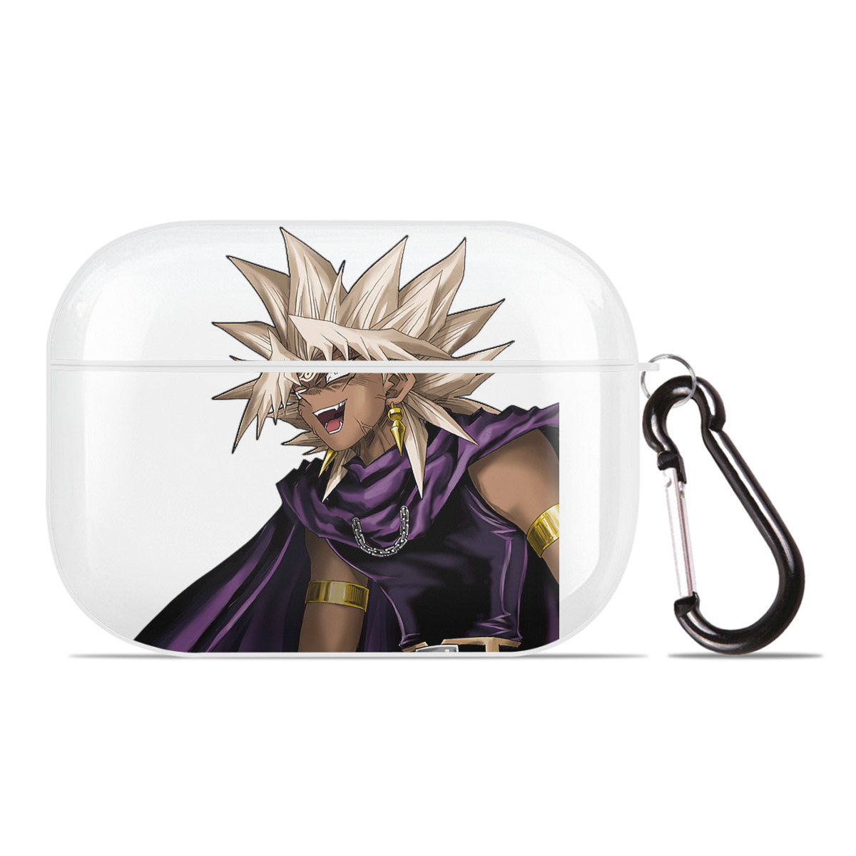（画像用） 遊☆戯☆王 Yu-Gi-Oh! 【AirPods Pro用】ハードシェル保護ケース 耐衝撃・防指紋・カラビナ付き商品仕様