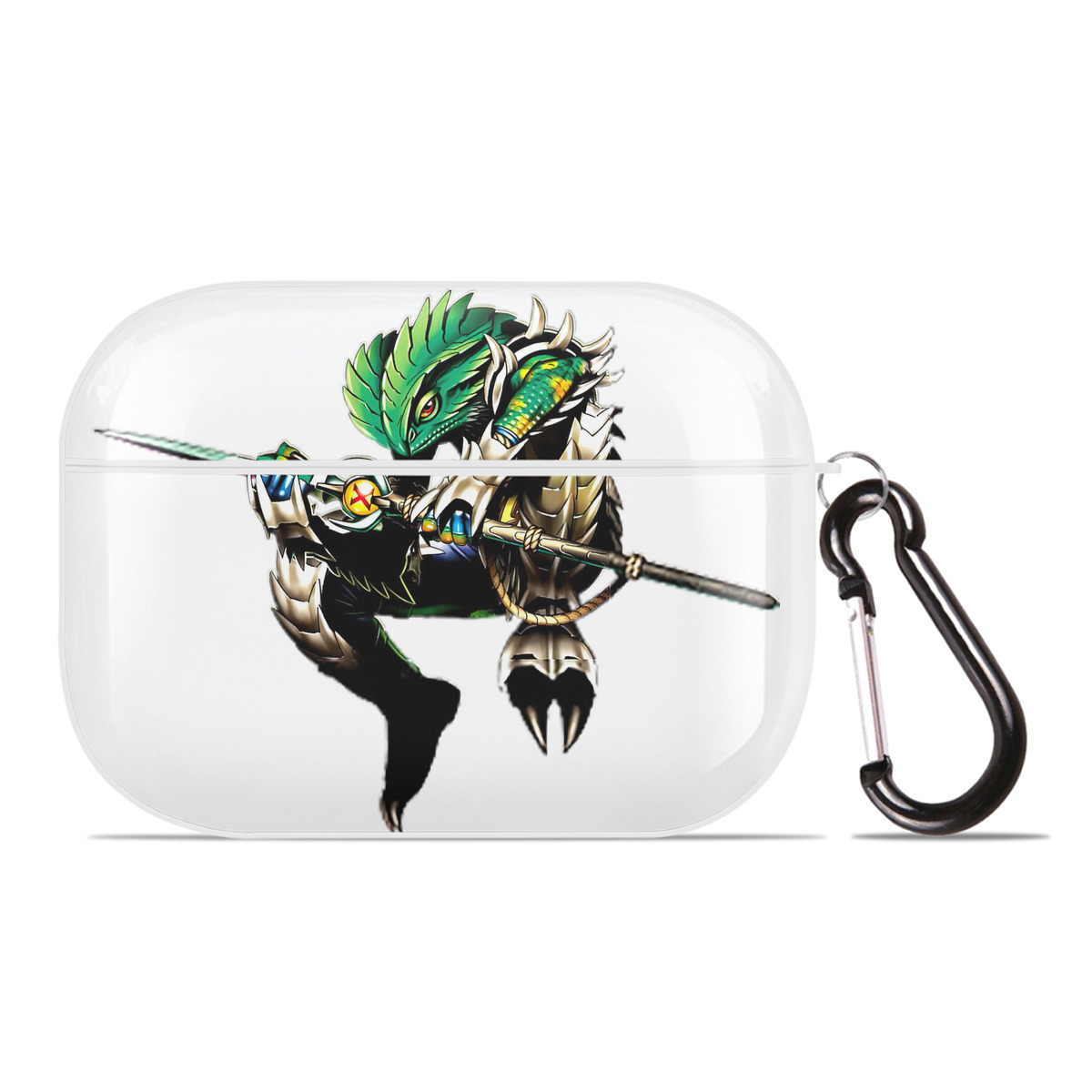 （画像用） 遊☆戯☆王 Yu-Gi-Oh! 【AirPods Pro用】ハードシェル保護ケース 耐衝撃・防指紋・カラビナ付き商品仕様