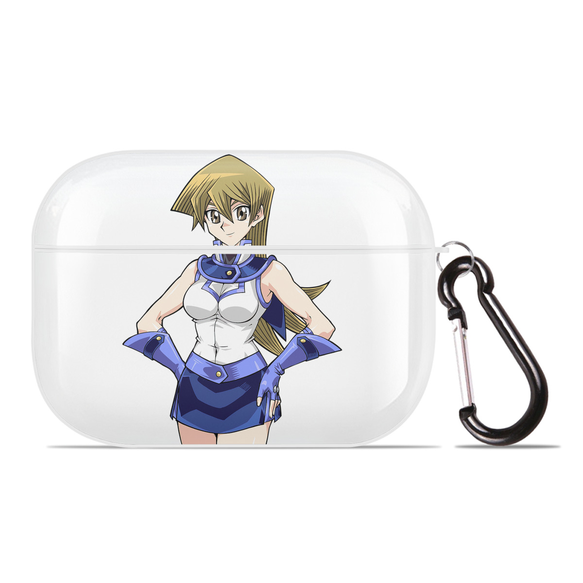 （画像用） 遊☆戯☆王 Yu-Gi-Oh! 【AirPods Pro用】ハードシェル保護ケース 耐衝撃・防指紋・カラビナ付き商品仕様