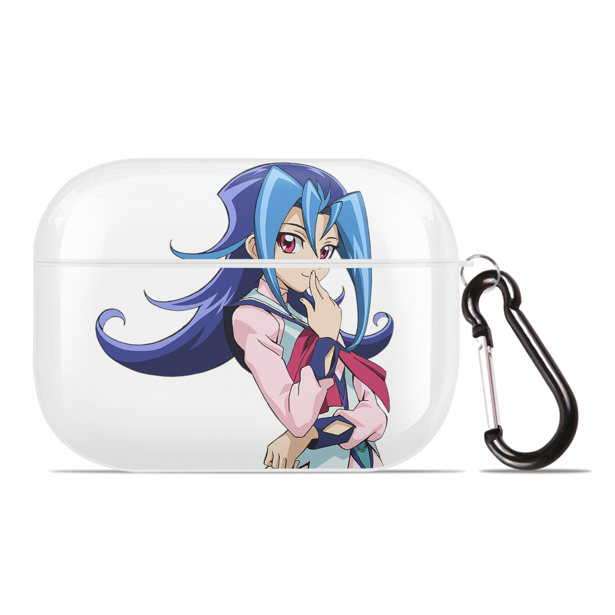 （画像用） 遊☆戯☆王 Yu-Gi-Oh! 【AirPods Pro用】ハードシェル保護ケース 耐衝撃・防指紋・カラビナ付き商品仕様