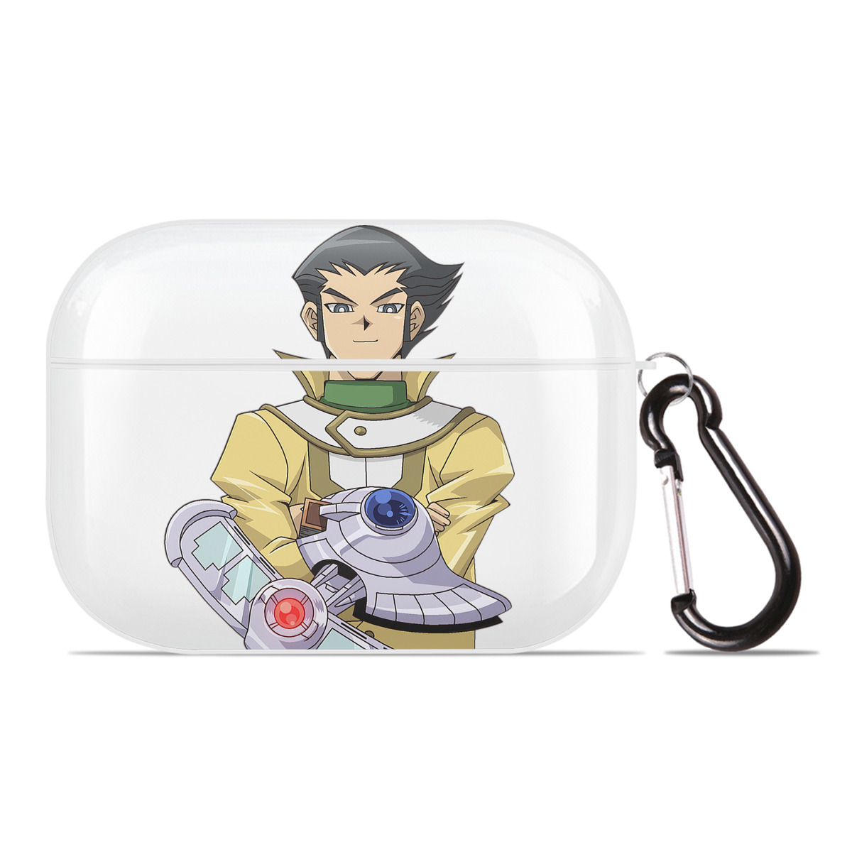 （画像用） 遊☆戯☆王 Yu-Gi-Oh! 【AirPods Pro用】ハードシェル保護ケース 耐衝撃・防指紋・カラビナ付き商品仕様