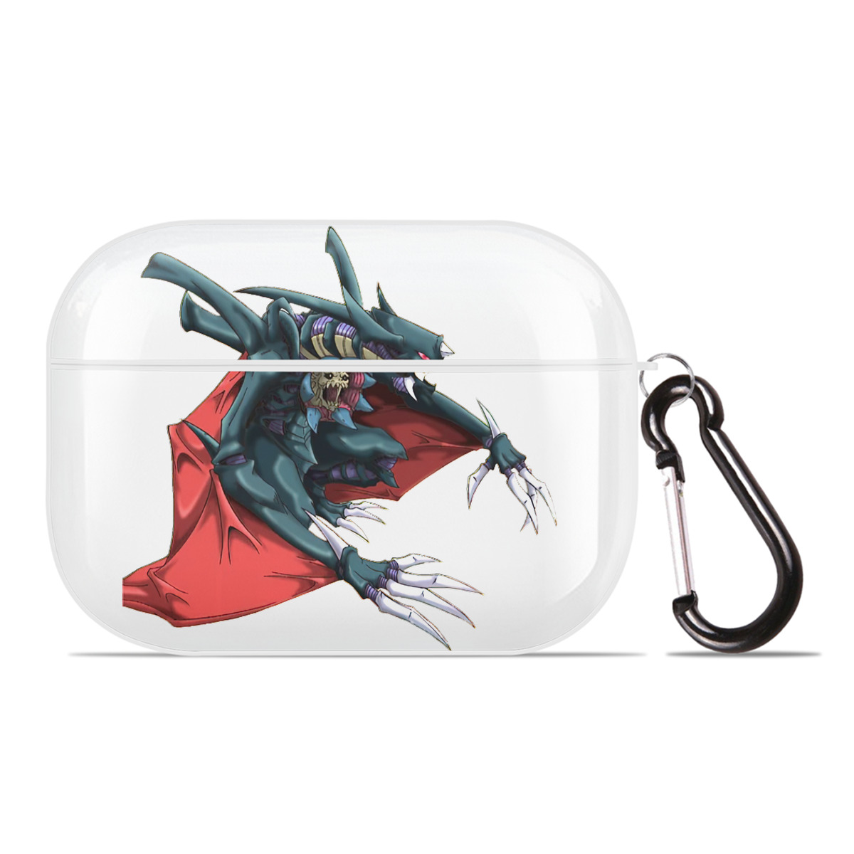 （画像用） 遊☆戯☆王 Yu-Gi-Oh! 【AirPods Pro用】ハードシェル保護ケース 耐衝撃・防指紋・カラビナ付き商品仕様